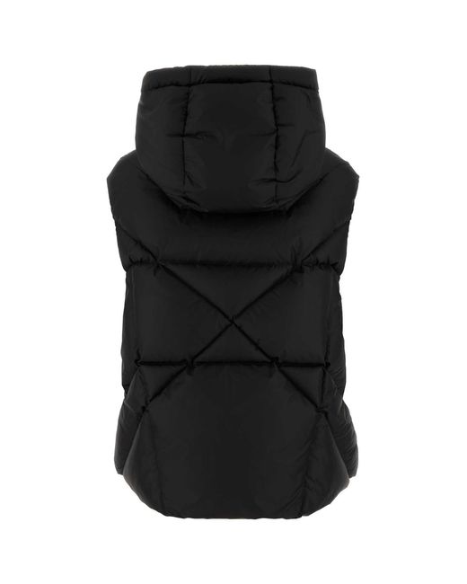 Khrisjoy Black Polyester Blend Down Jacket