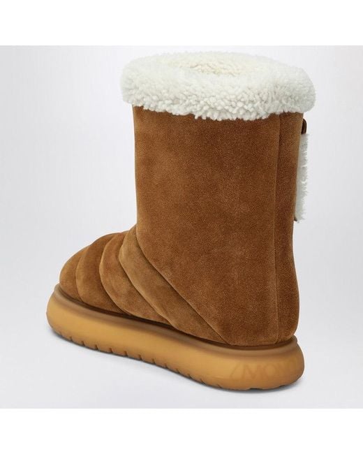 Moncler Brown Gaia Pocket Mid Camel Boot