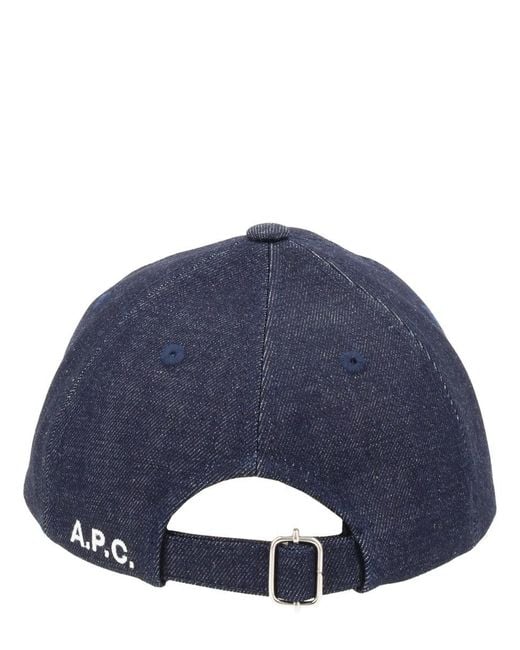 A.P.C. Blue Logo Baseball Hat