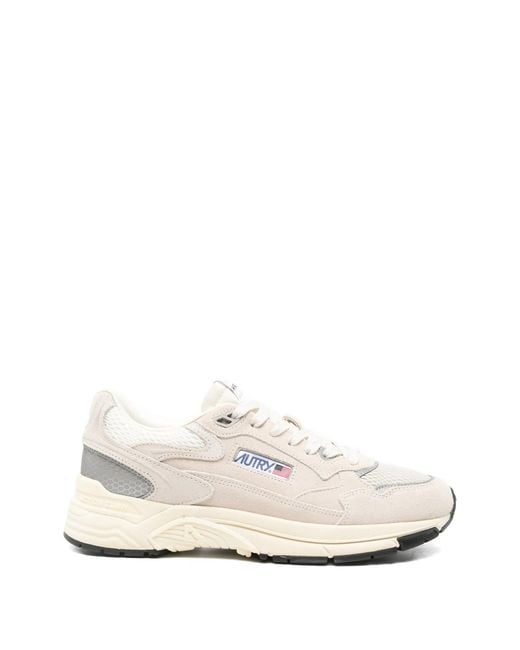 Autry White Hyperway Low Suede/Mesh for men