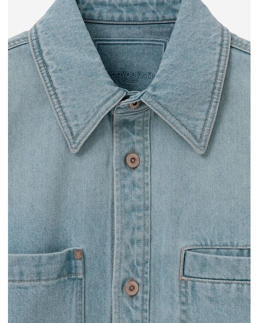 Wooyoungmi Blue Cotton Shirt for men