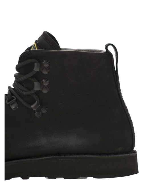 Stone Island Boot Met Rubberen Zool En Demping in het Black voor heren