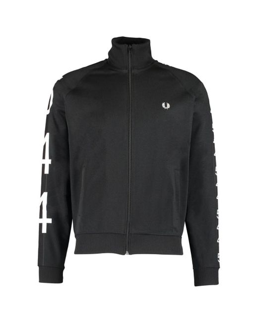 Fred Perry X Made Thought 544 Black Track Jacket for Men | Lyst