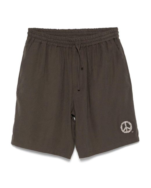 Emporio Armani Draw String Bermuda Shorts in Gray für Herren