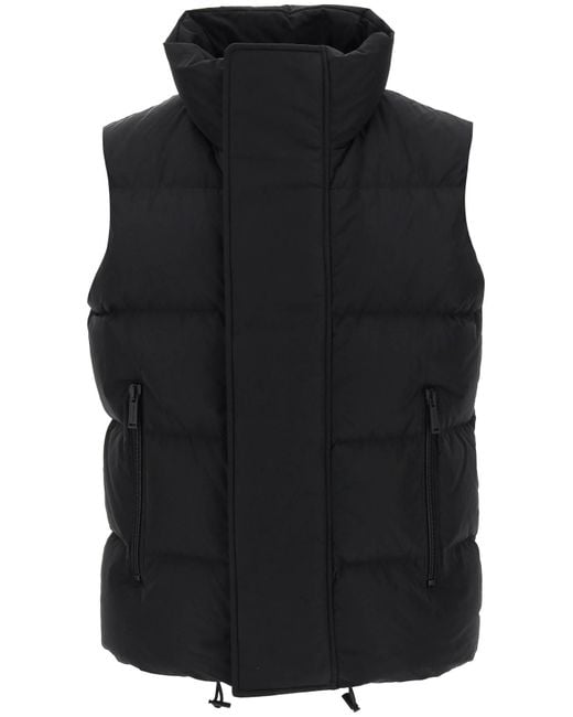 DSquared² Gewatteerd Vest in het Black voor heren