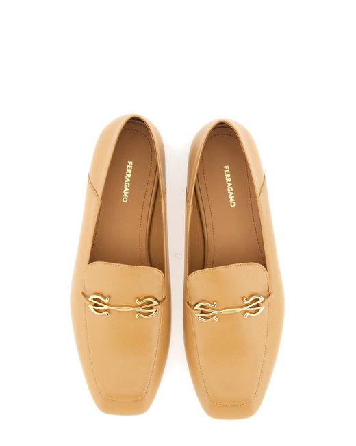 Ferragamo Natural Loafer "Louis" for men