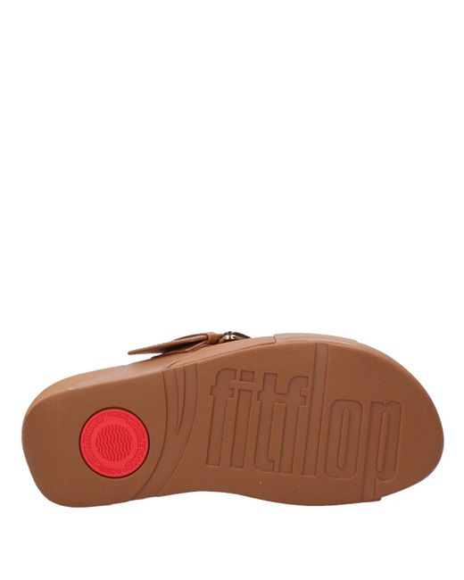 Fitflop Sandalen Leer Bruin in het Brown