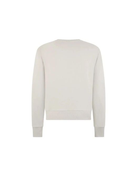 Herno White Panelled Design Sweatshirt