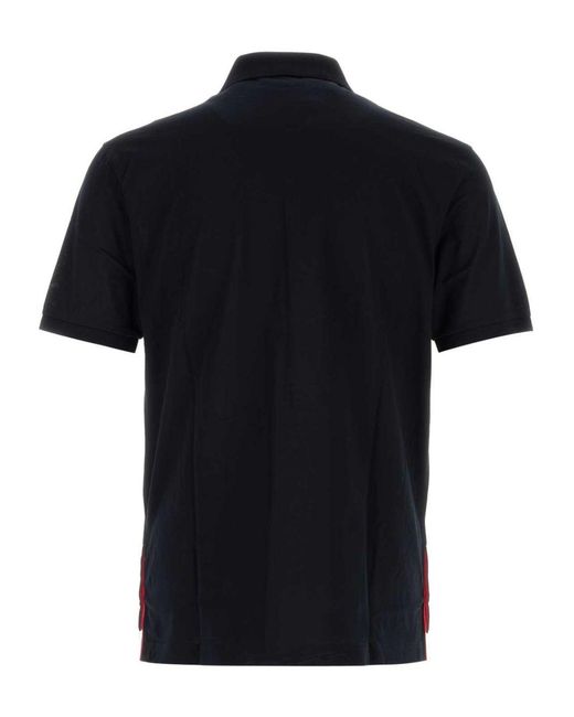 Thom Browne Black Cotton Polo Shirt