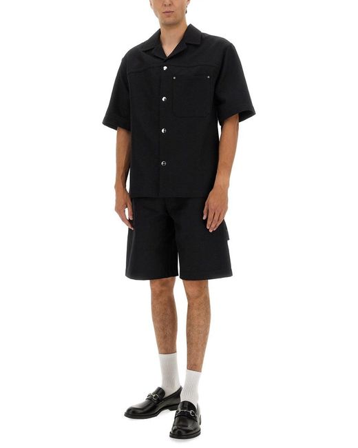 Gucci Black Gg Jacquard Shirt for men
