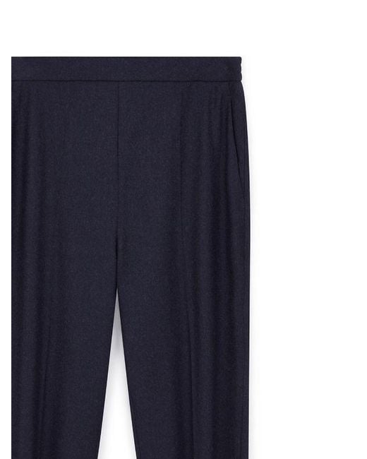 Stella McCartney Blue Wool Flannel Jogger