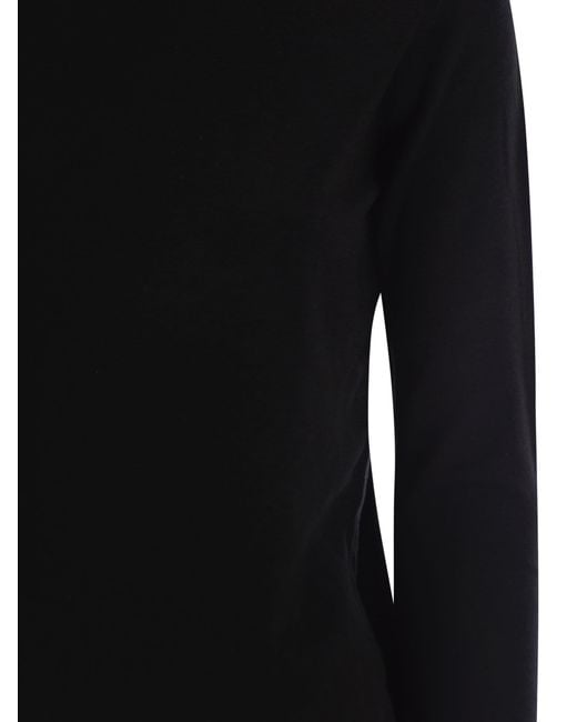 Weekend by Maxmara Kiku Turtleneck In Zijde En Wollen Garen in het Black