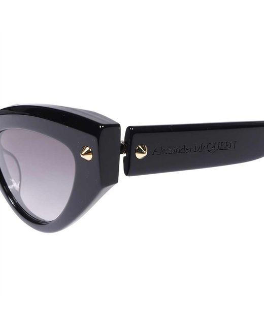 Alexander McQueen Blue Cat-eye Sunglasses