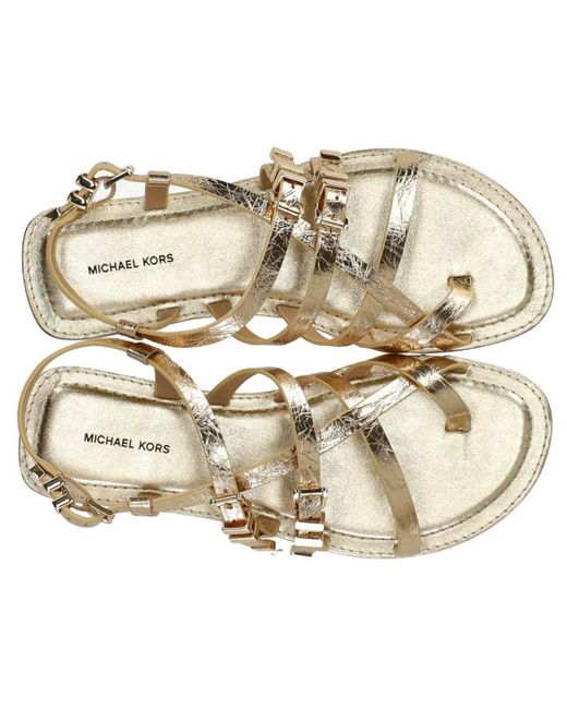 Michael Kors Brown Darrington Flat Sandal