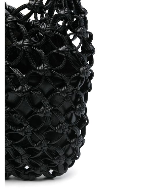Comme des Garçons Black Häkelhandtasche