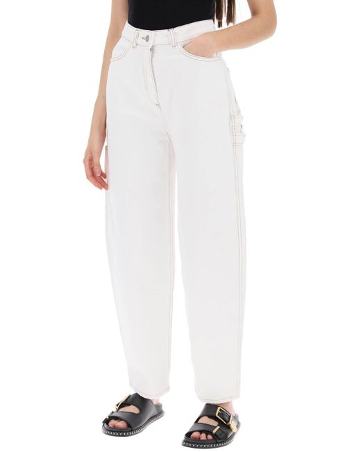 Organic Denim Helle Jeans Saks Potts en coloris White