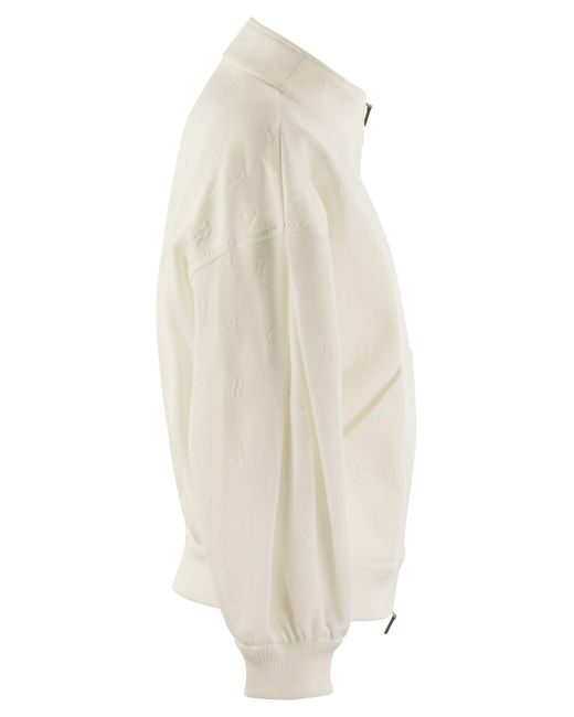 Gastone Sweatshirt avec monogramme Max Mara en coloris White