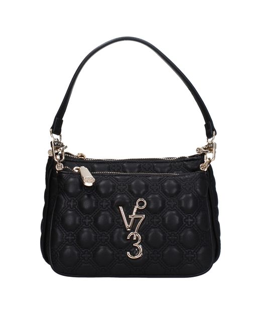 V73 Black Borse A Mano Eva Donna Poliuretano Nero