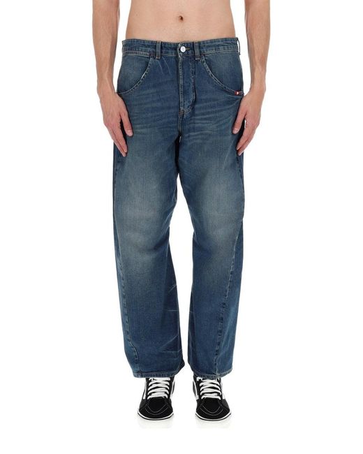 AMISH Blue Twist Jeans