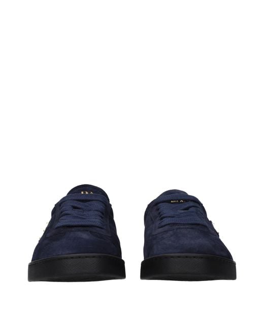 Prada Blue Sneakers Suede