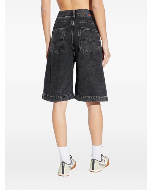 DIESEL Black Logo Shorts
