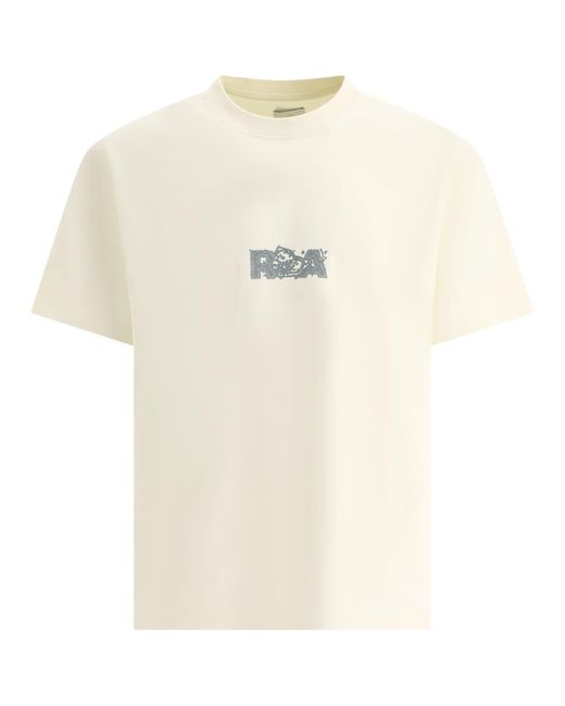 Roa "Shortsleeve Graphic" T -Shirt in White für Herren