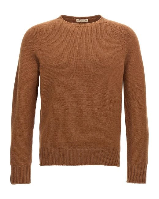 Crew Neck Pull Ma'ry'ya pour homme en coloris Brown