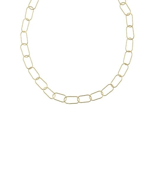 Hermina Athens Metallic Oval Statement Chain