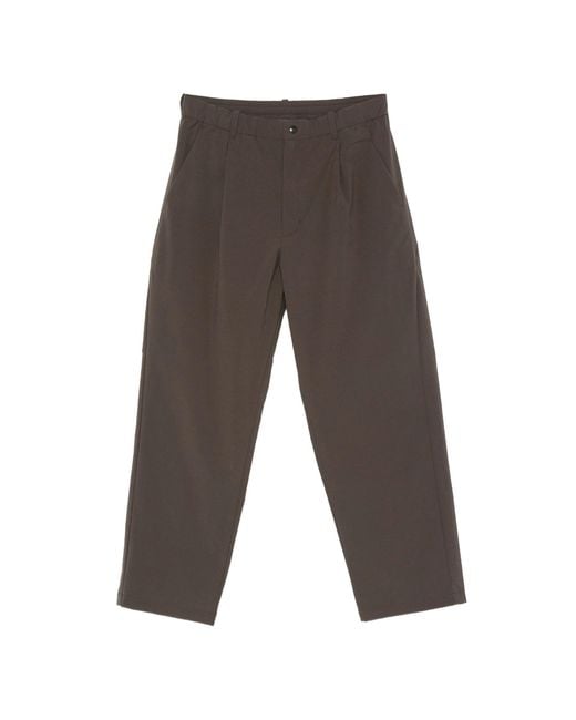 Goldwin Gray One Tuck Tapered Light Pants