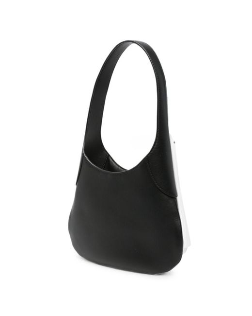 Khaite Black Joan Small Leather Hobo Bag