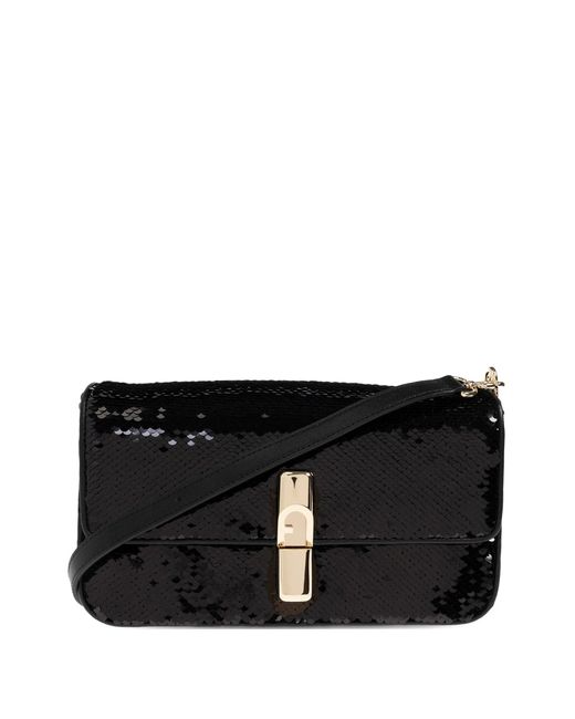 Furla Black Iride S Crossbody