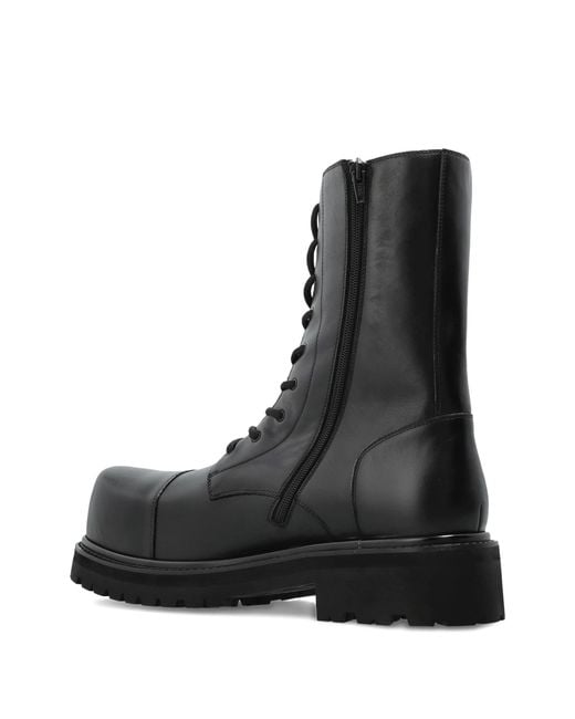 Vetements Black Stomp Combat Boot