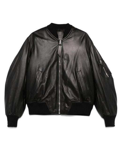 The Attico Anja Bomberjack in het Black