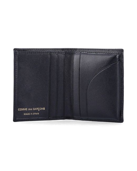 Comme des Garçons Blue Classic Leather Cardholder