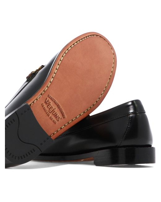 G.H.BASS Black G.hbass & Coweejuns Penny Loafers