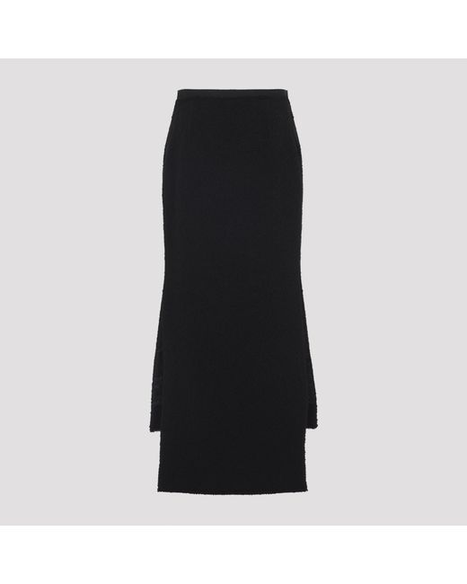 Maxi Skirts Lanvin de color Black