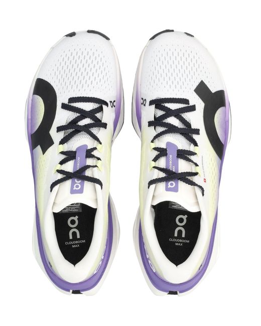 On Shoes Purple Cloudboom Max Marathon Shoes for men