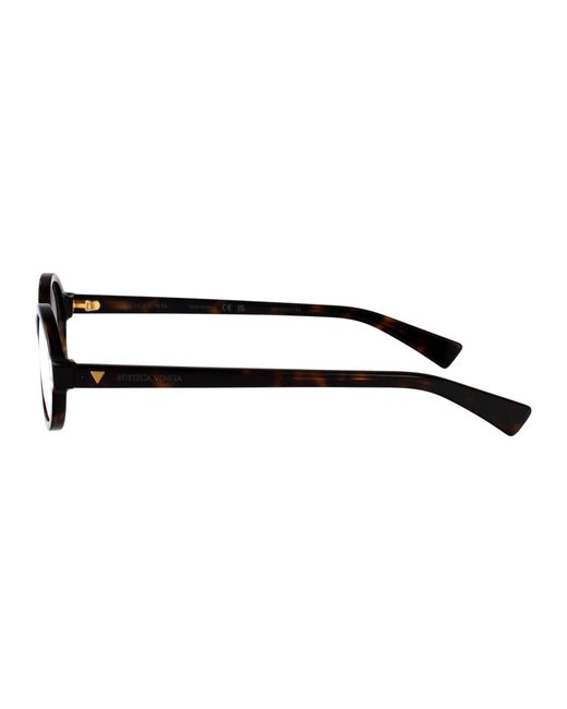 Bottega Veneta Black Round Optical Bv1367 O 002
