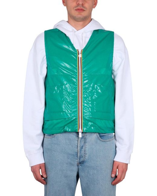 K-Way Blue Barnel Vest