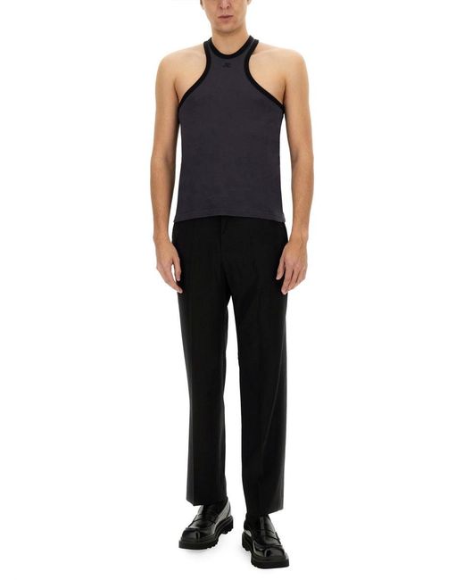 Courreges Black Top Scuba for men