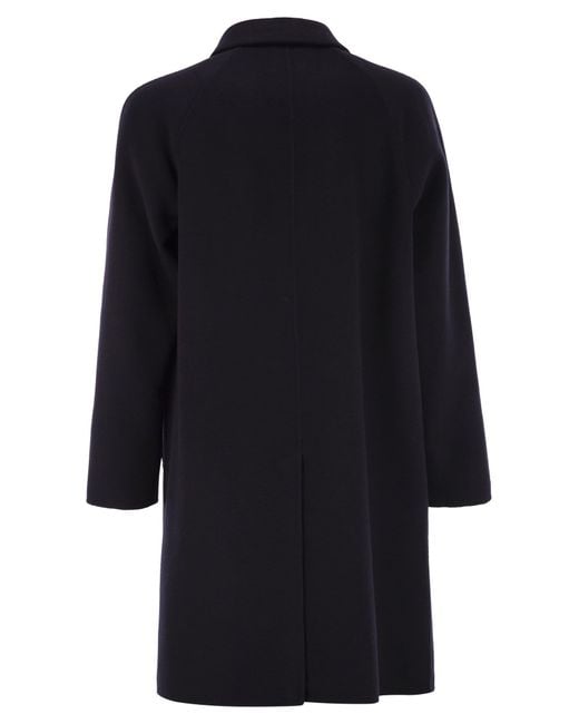 Paltò Blue Maurilio Wool Coat for men