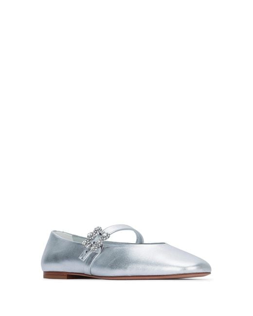 Roger Vivier White Roundytoe Mini Flowers Babies 10