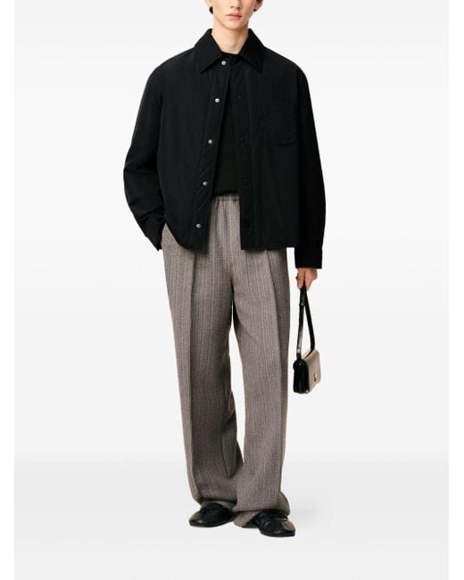 AMI Nylon Overhirt in het Black