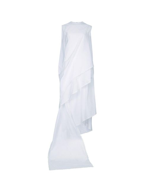 Jacquemus White La Robe Traversin
