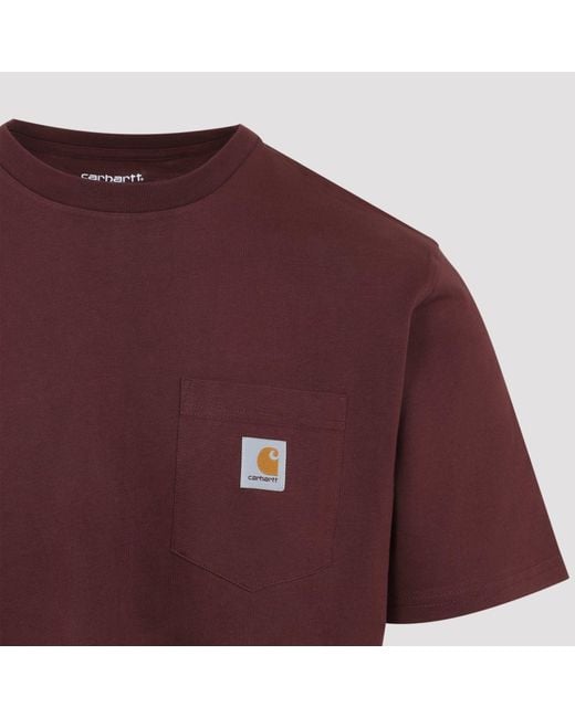 Carhartt Purple Pocket T Shirt