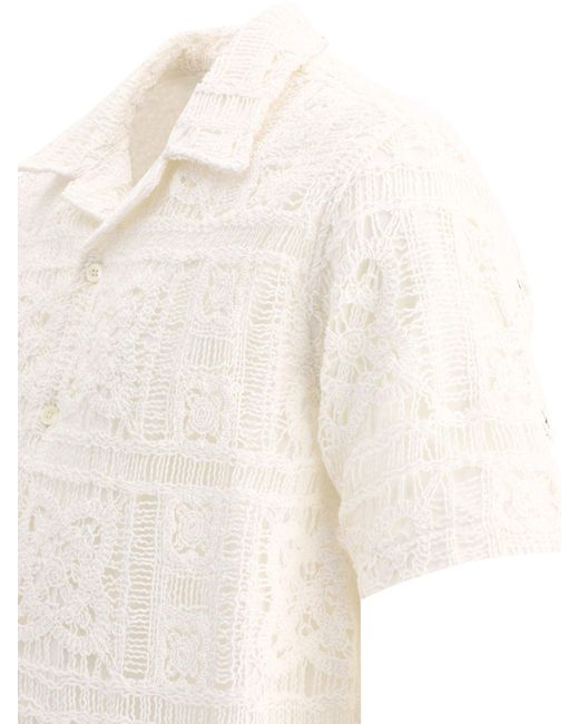 Camisa "Julio Crochet" NN07 de hombre de color White