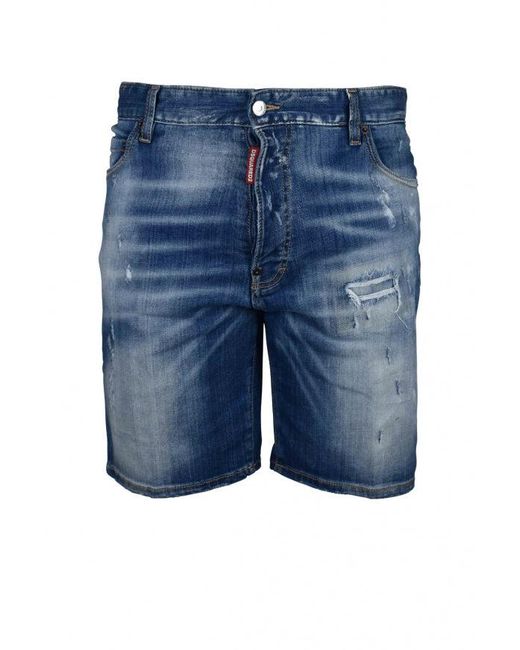 DSquared² Marine Short in het Blue voor heren
