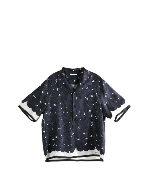 Givenchy Blue Floral Shirt for men
