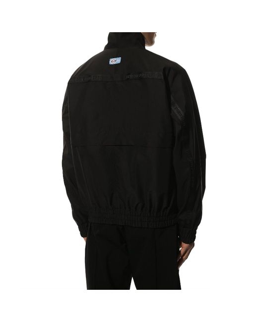 Chaqueta de bombardero Windbreaker Heron Preston de hombre de color Black