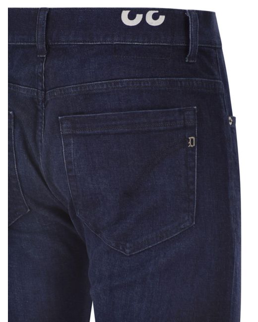 Dondup Blue George Skinny Fit Stretch Denim Jeans